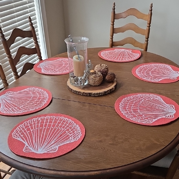 Coral Shell Design Kitchen Placemat - Picture 2 of 3